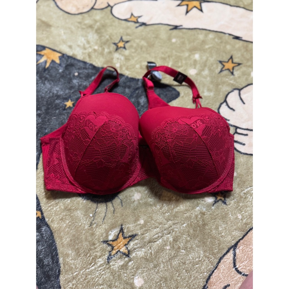 Torrid‎ Curve Red Lace Plunge Boost Bra 42DD Underwire Padded New With Tags